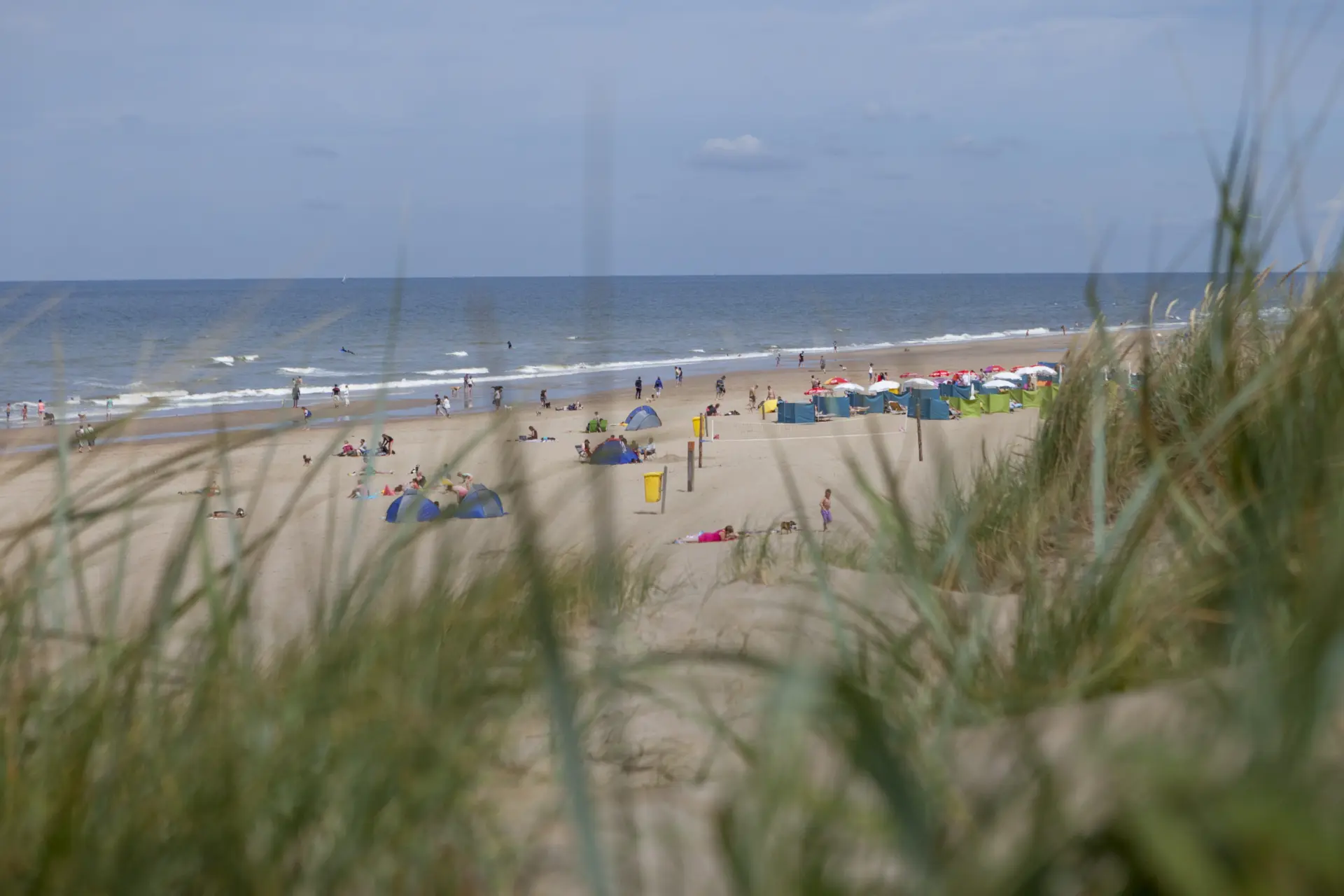 Genieten van het strand