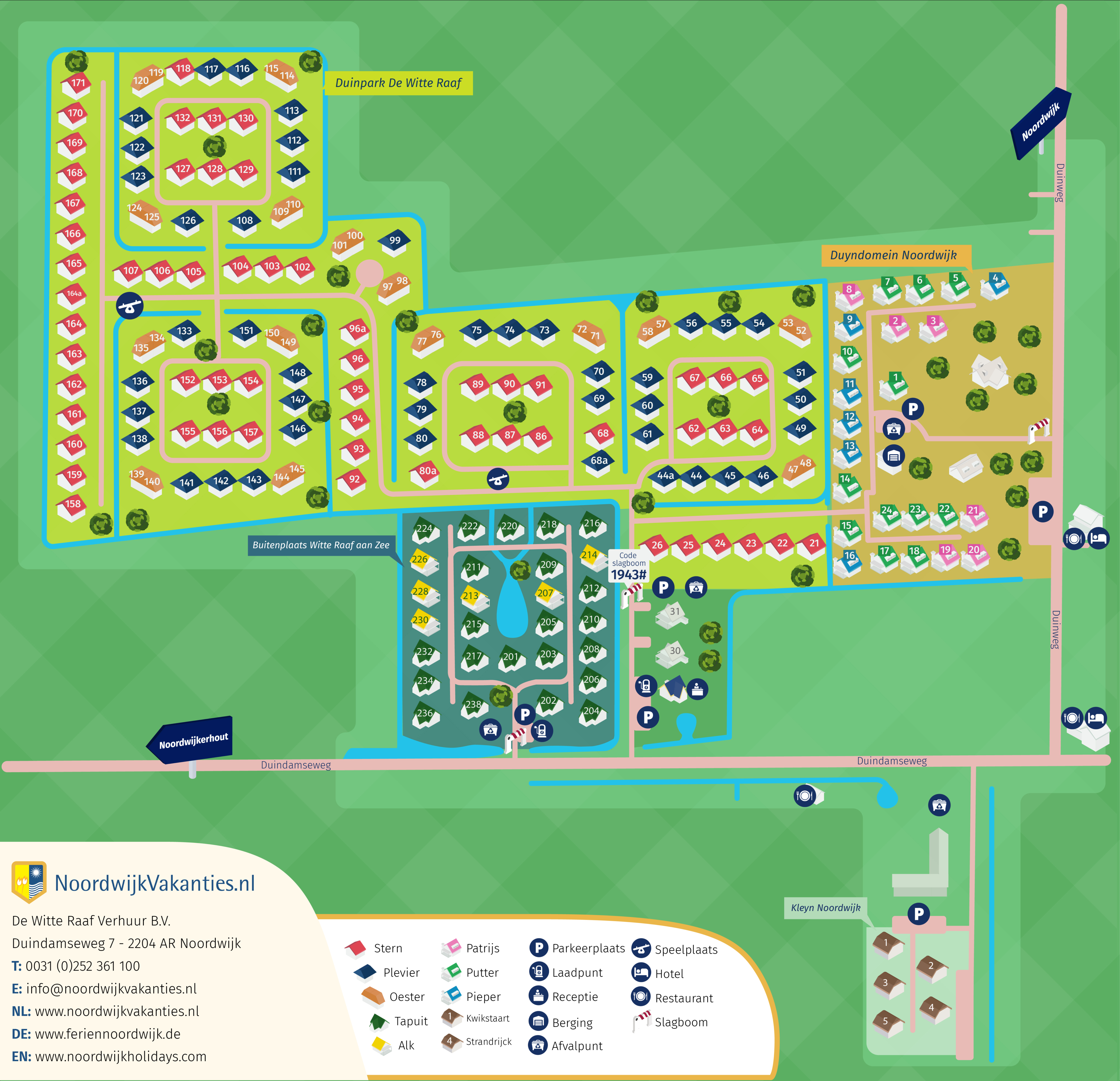 Plattegrond Noordwijkvakanties 20251212